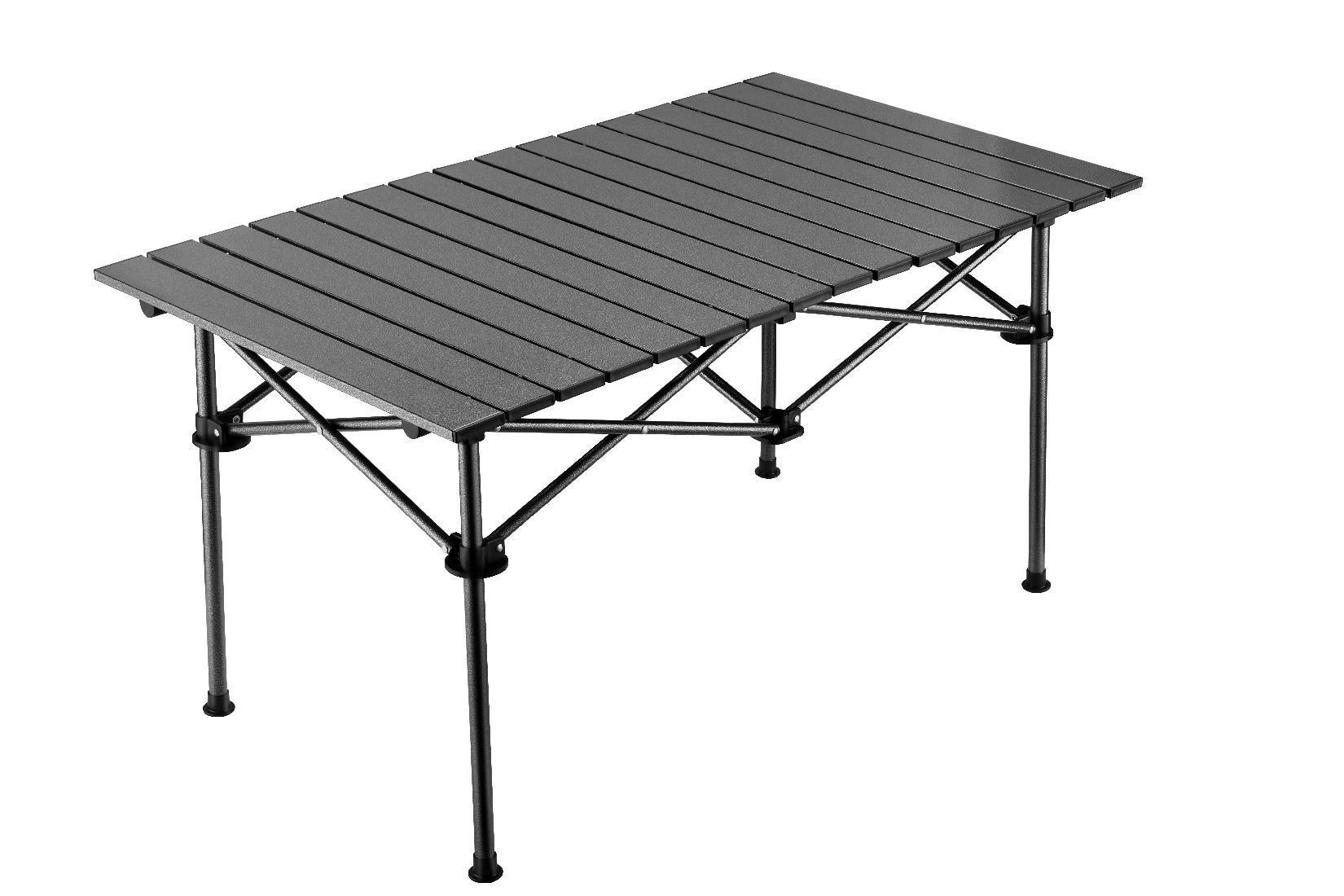 AYZ08-folding-table-95-long-table-silver-black